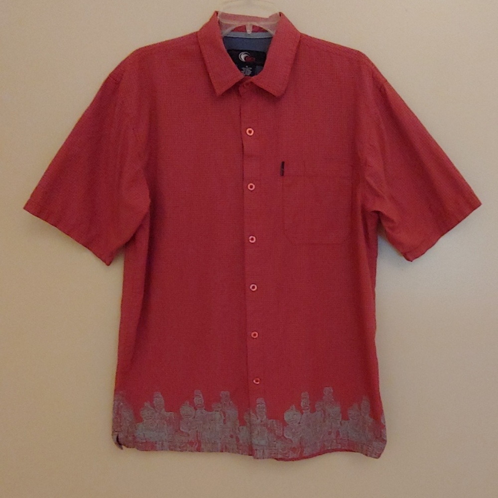 OCI Men's Short Sleeve Casual Shirt